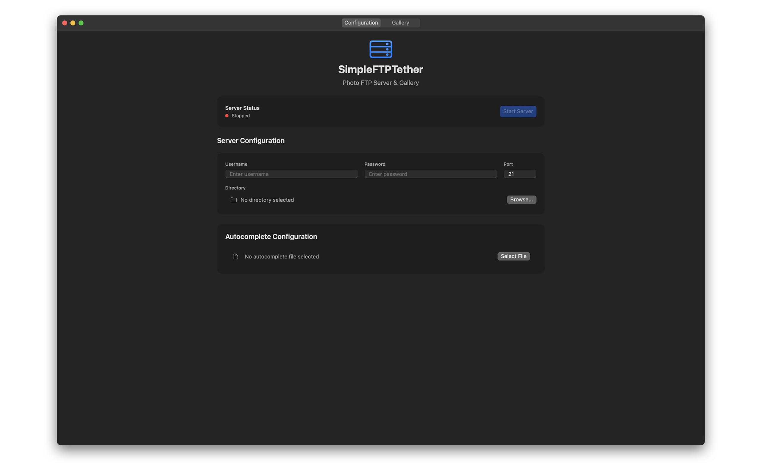 Simple FTP Tether Screenshot 2